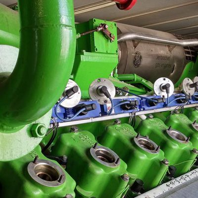 2.Lavori di sostituzione motore su impianto biogas, potenza 834kW